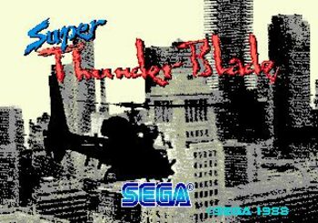 Super Thunder Blade (1988) SEGA Mega Drive for sale