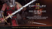 CHIVALRY II  Pre-order Bonus (DLC) (PC) Epic Games Key GLOBAL