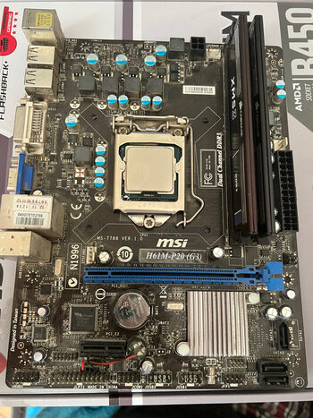 Buy MSI H61M-P20 (G3) Intel H61 Micro ATX DDR3 LGA1155 1 x PCI-E x16 Slots Motherboard