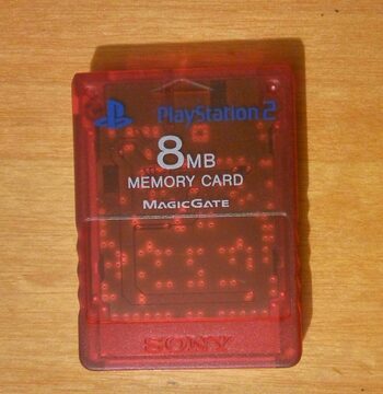 Memory card roja original para PS2