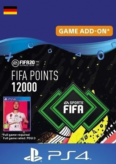 

FIFA 20 - 12000 FUT Points (PS4) PSN Key GERMANY