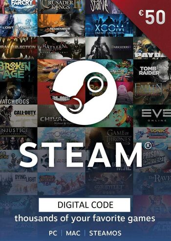 steam gift card 50 eur