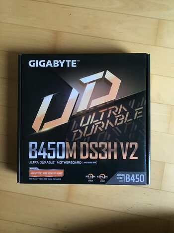 Gigabyte B450M DS3H V2 AMD B450 Micro ATX DDR4 AM4 2 x PCI-E x16 Slots Motherboard