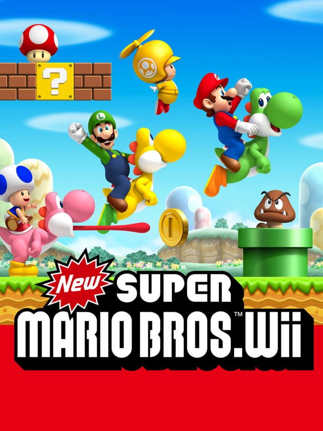 Maniobra Ninguna grupo Buy New Super Mario Bros. Wii Wii | Cheap price | ENEBA