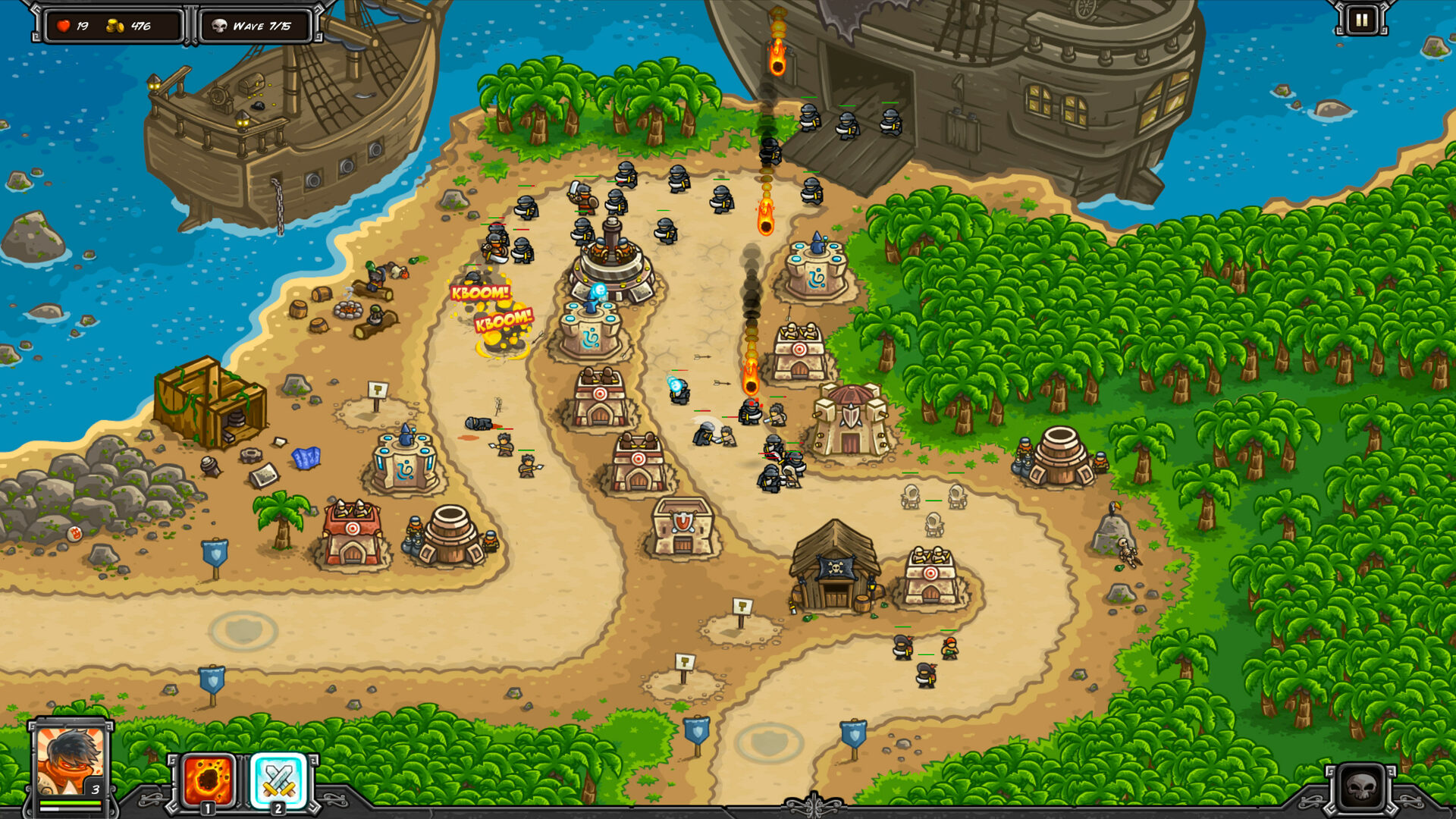 kingdom rush frontiers level 6