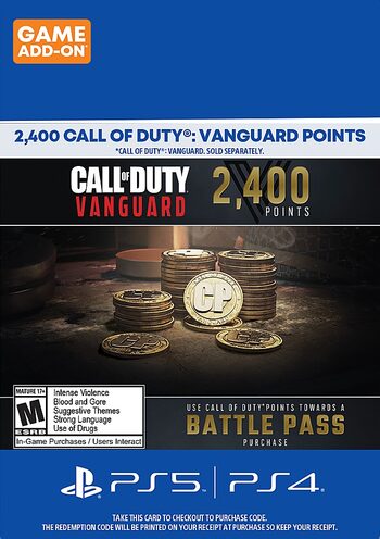 Call of Duty: Vanguard Points - 2400 (PS4/PS5) PSN Key UNITED STATES