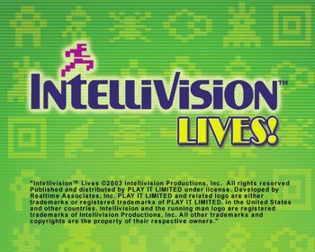 Intellivision Lives! PlayStation 2