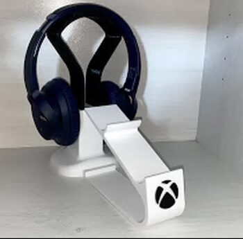 Soporte Auriculares y 2 Mandos Xbox (Blanco)
