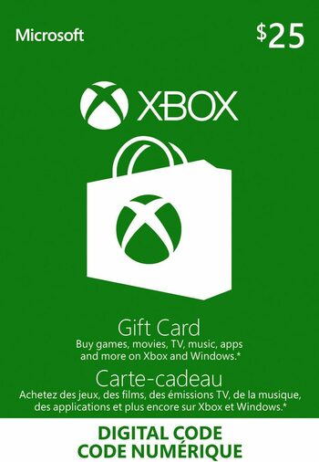 Xbox Live Gift Card 25 CAD Xbox Live Key CANADA