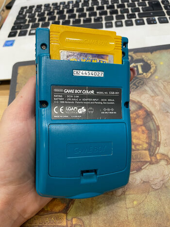 Redeem Nintendo Game Boy Color Model No CGB 001 mėlynas - turkio spalvos blue 