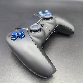Mando PS5 COMPETITIVO Negro & Metal azul