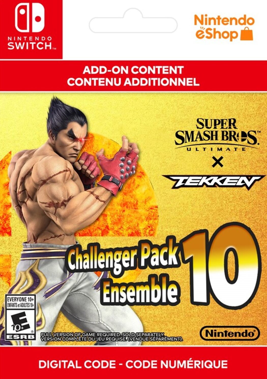 Kazuya Challenger Pack, DLC