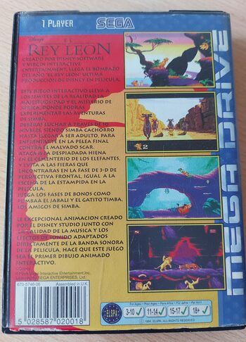 Buy Disney's The Lion King SEGA Mega Drive