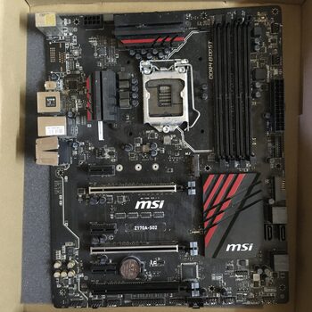 MSI Z170A SLI Intel Z170 ATX DDR4 LGA1151 3 x PCI-E x16 Slots Motherboard