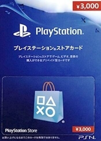 PlayStation Network Card 3000 JPY PSN Key JAPAN