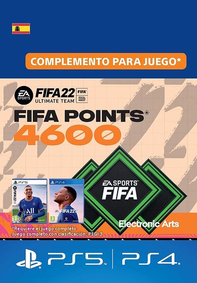 FIFA 22 - 4600 FUT Points (PS4/PS5) PSN España