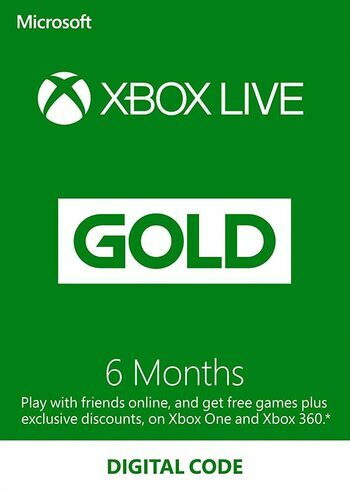 Xbox Live Gold 6 months Xbox Live Key MIDDLE EAST